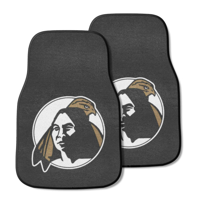 UNC Pembroke Braves 2-pc Carpet Car Mat Set