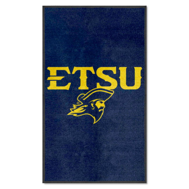 East Tennessee Buccaneers 3X5 High-Traffic Mat with Durable Rubber Backing - Portrait Orientation