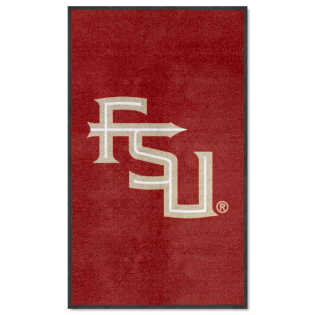 Florida State Seminoles 3X5 High-Traffic Mat with Durable Rubber Backing - Portrait Orientation