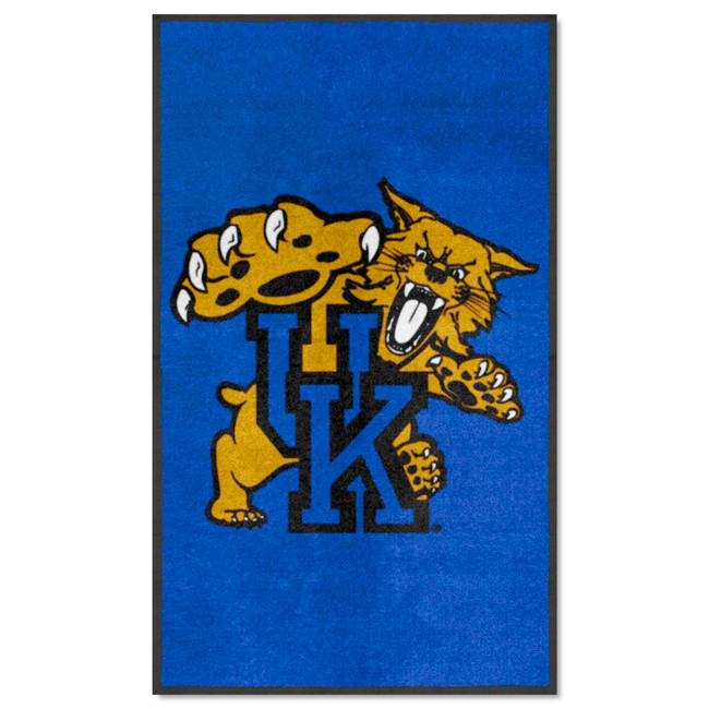 Kentucky Wildcats 3X5 High-Traffic Mat with Durable Rubber Backing - Portrait Orientation