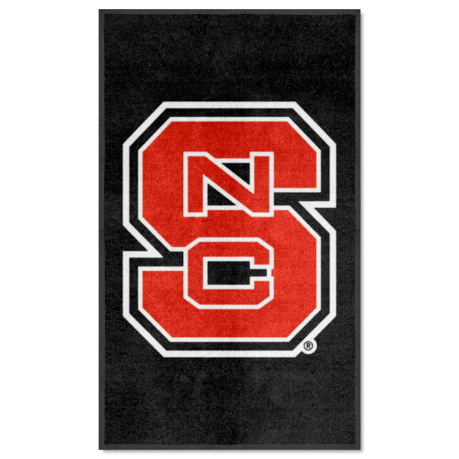 NC State Wolfpack 3X5 High-Traffic Mat with Durable Rubber Backing - Portrait Orientation