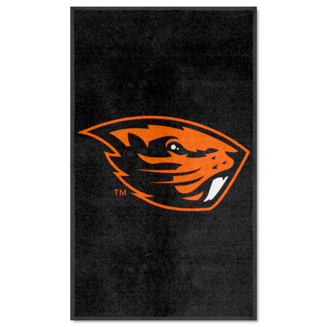 Oregon State Beavers 3X5 High-Traffic Mat with Durable Rubber Backing - Portrait Orientation