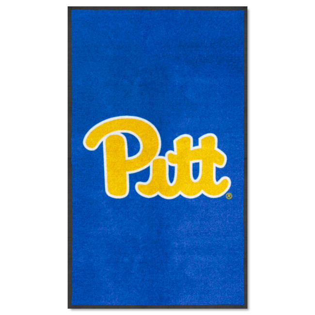 Pitt Panthers 3X5 High-Traffic Mat with Durable Rubber Backing - Portrait Orientation