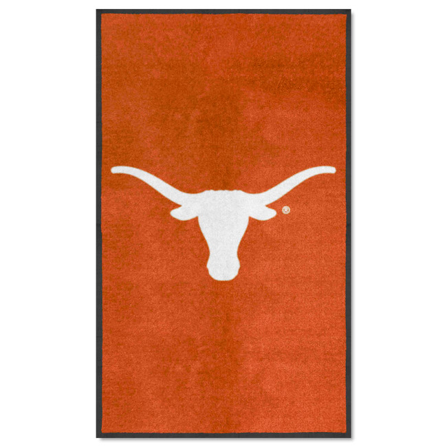 Texas Longhorns 3X5 High-Traffic Mat with Durable Rubber Backing - Portrait Orientation