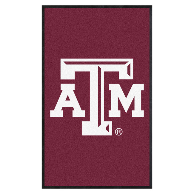 Texas A&M Aggies 3X5 High-Traffic Mat with Durable Rubber Backing - Portrait Orientation