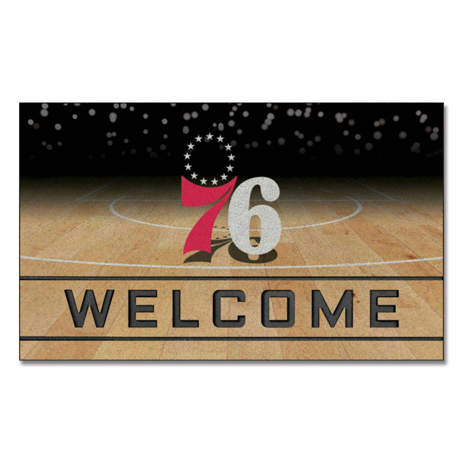 NBA - Philadelphia 76ers Crumb Rubber Door Mat 18"x30"