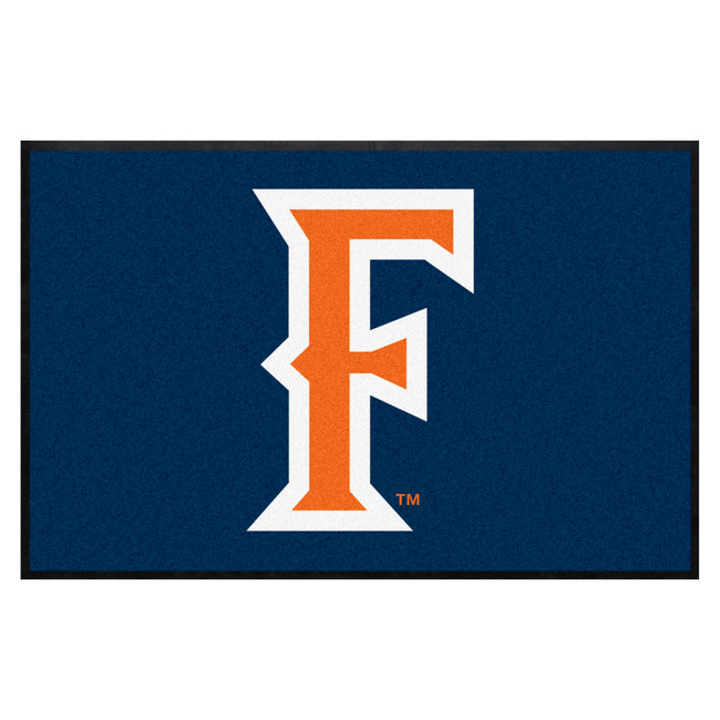 Cal State - Fullerton Titans 4X6 High-Traffic Mat with Durable Rubber Backing - Landscape Orientation