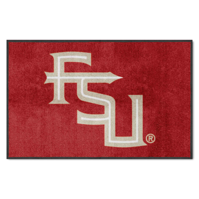 Florida State Seminoles 4X6 High-Traffic Mat with Durable Rubber Backing - Landscape Orientation