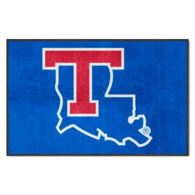 Louisiana Tech Bulldogs 4X6 High-Traffic Mat with Durable Rubber Backing - Landscape Orientation