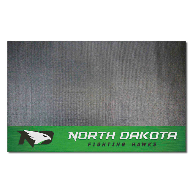 North Dakota Fighting Hawks Vinyl Grill Mat - 26in. x 42in.