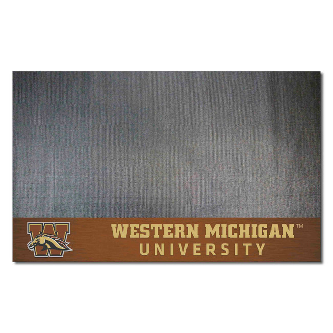 Western Michigan Broncos Vinyl Grill Mat - 26in. x 42in.