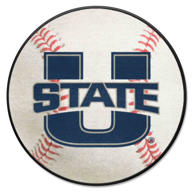 Utah State Aggies Baseball Rug - 27in. Diameter
