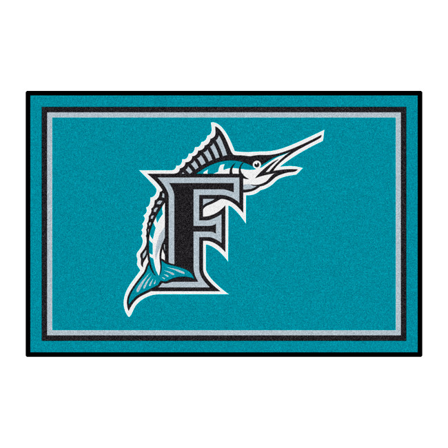 Retro Collection - 1993 Florida Marlins 4x6 Rug