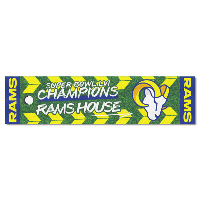 Los Angeles Rams Super Bowl LVI Putting Green Mat