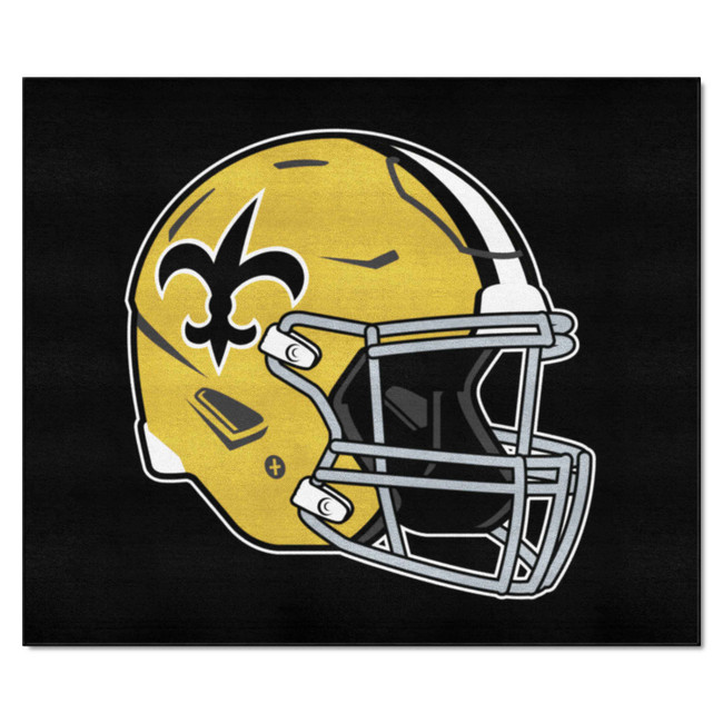 New Orleans Saints Tailgater Rug - 5ft. x 6ft. Saints Retro Helmet Logo