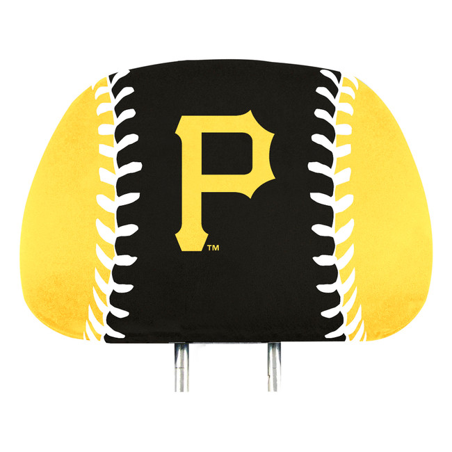 Pittsburgh Pirates Printed Head Rest Cover Set - 2 Pieces
