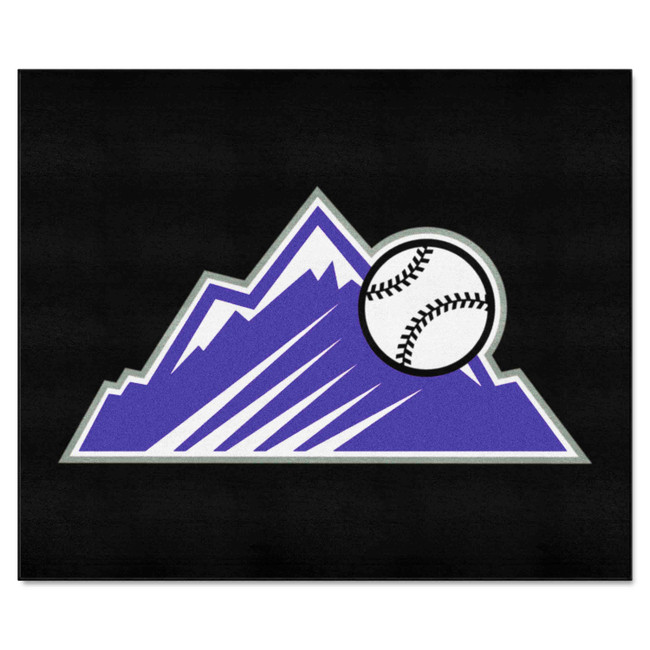 Colorado Rockies Tailgater Rug - 5ft. x 6ft. Mountain Alternate Logo