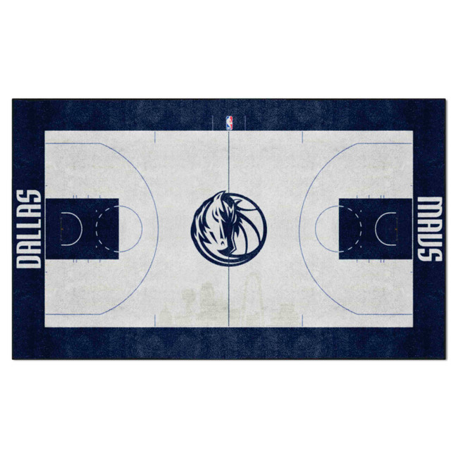 Dallas Mavericks 6 ft. x 10 ft. Plush Area Rug Maverick Head Primary Logo
