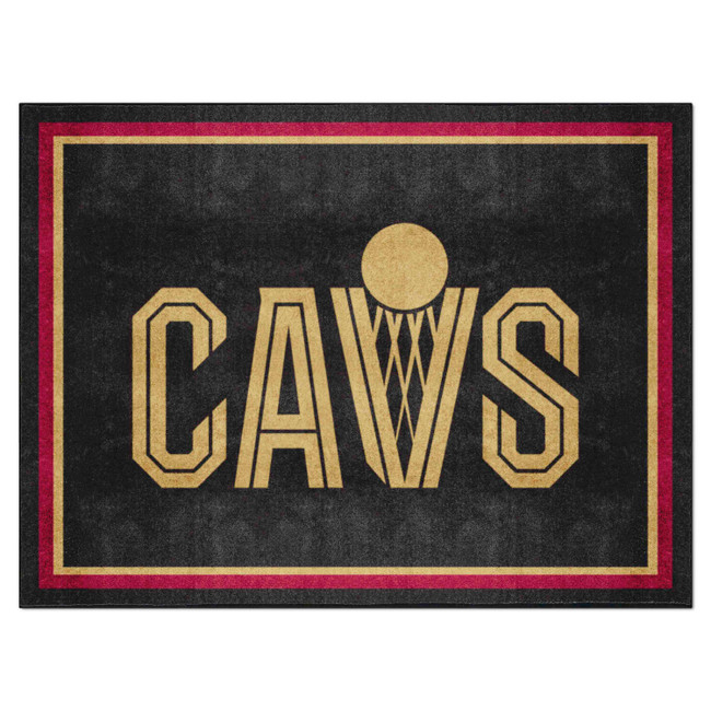 Cleveland Cavaliers 8ft. x 10 ft. Plush Area Rug CAVS Secondary Logo