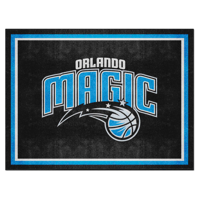 Orlando Magic 8ft. x 10 ft. Plush Area Rug Magic Basketball Primary Logo & Wordmark