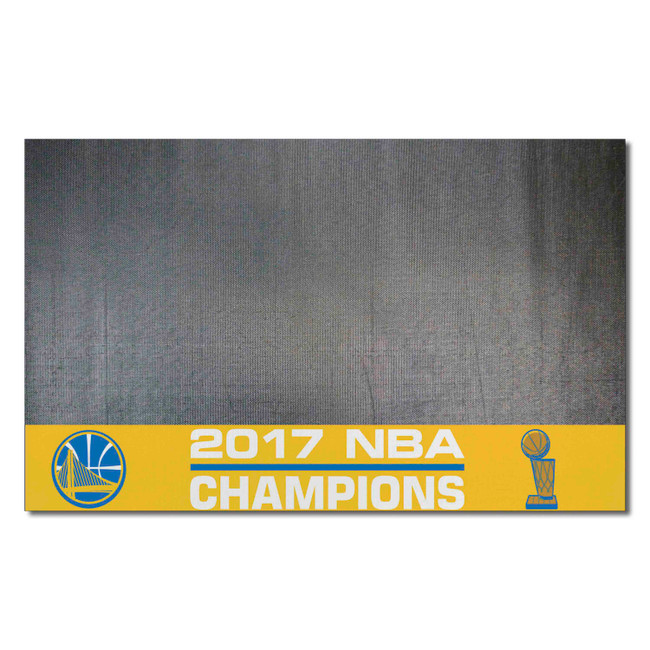 Golden State Warriors 2017 NBA Champions Vinyl Grill Mat - 26in. x 42in. Championship - 2017 NBA Champions