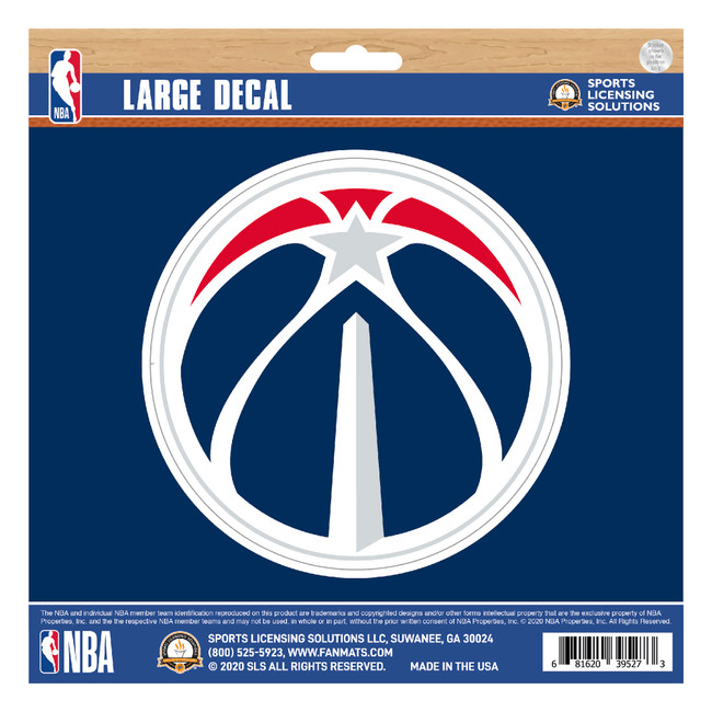 Washington Wizards Large Decal Sticker DC Secondary Logo