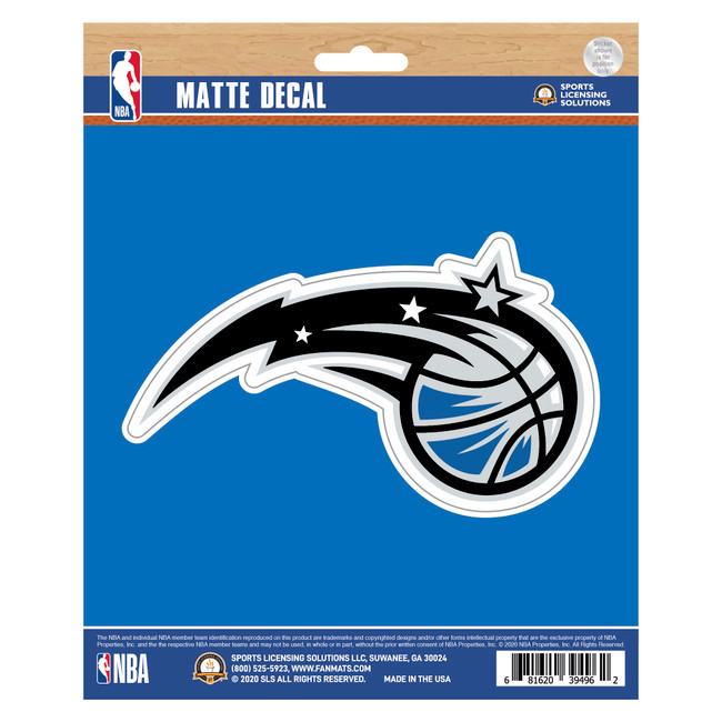 Orlando Magic Matte Decal Sticker Magic Basketball Primary Logo