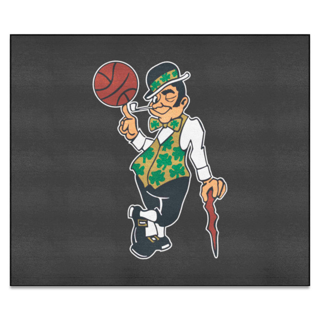 Boston Celtics Tailgater Rug - 5ft. x 6ft. Leprachaun Partial Logo