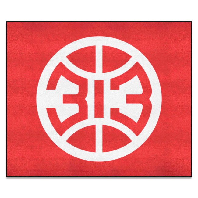 Detroit Pistons Tailgater Rug - 5ft. x 6ft. 320 Basketball Secondary Logo