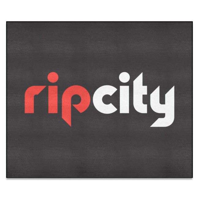 Portland Trail Blazers Tailgater Rug - 5ft. x 6ft. Rip City Secondary Logo