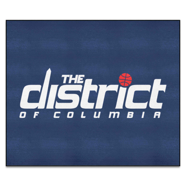Washington Wizards Tailgater Rug - 5ft. x 6ft. The District Of Columbia Secondary Logo