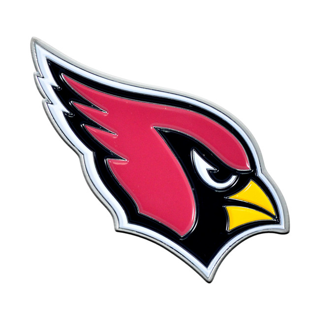 Arizona Cardinals 3D Color Metal Emblem Cardinal Head Primary Logo