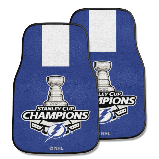 Pittsburgh Penguins Front Carpet Car Mat Set - 2 Pieces, 2018 NHL Stanley Cup Champions Championship - 2018 NHL Stanley Cup Champions