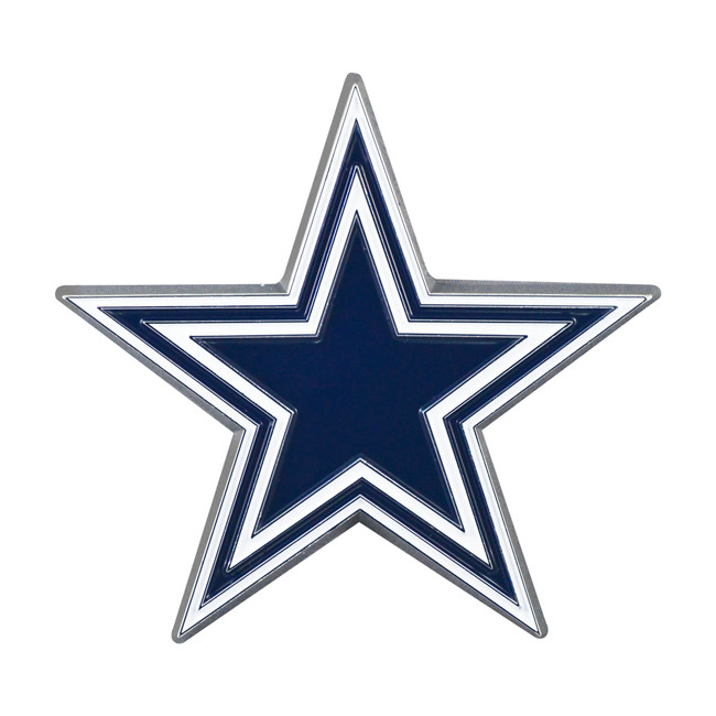 Dallas Cowboys 3D Color Metal Emblem Star Primary Logo