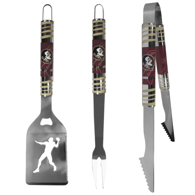 Florida St. Seminoles 3 pc Tailgater BBQ Tools