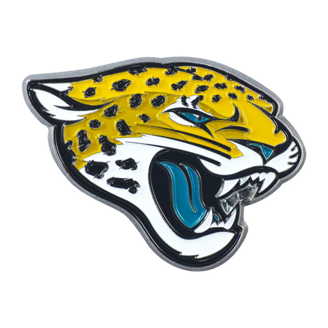 Jacksonville Jaguars 3D Color Metal Emblem Jaguar Head Primary Logo