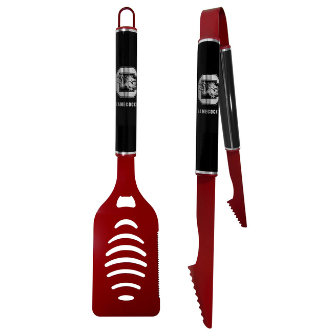 S. Carolina Gamecocks 2 pc Color and Black Tailgate BBQ Set