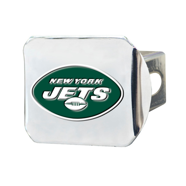 New York Jets Hitch Cover - 3D Color Emblem Oval Jets Primary Logo
