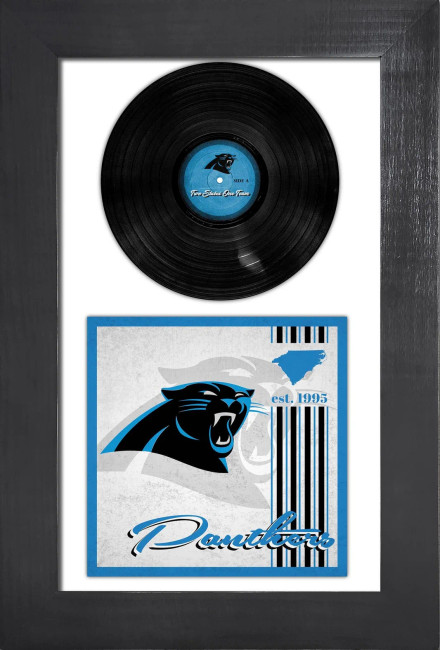 Carolina Panthers 3 Piece Classic Album & Vinyl In Frame