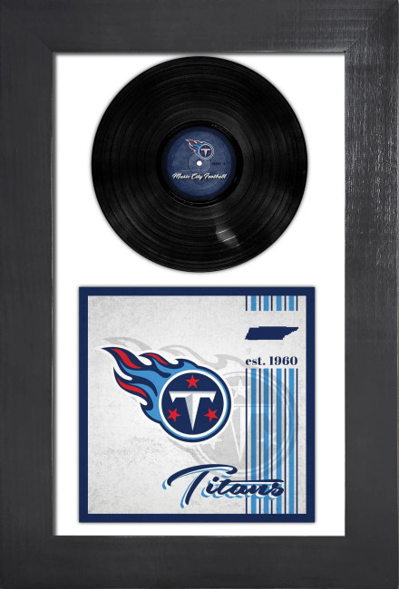 Tennessee Titans 3 Piece Classic Album & Vinyl In Frame