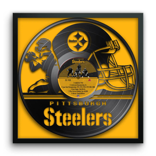 Pittsburgh Steelers Vinyl Record Print