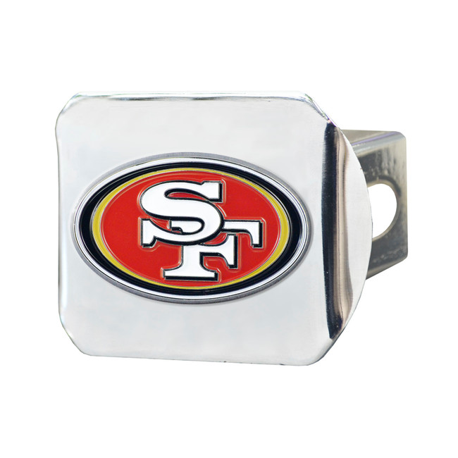 San Francisco 49ers Hitch Cover - 3D Color Emblem Oval SF Primary Logo