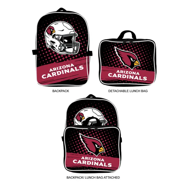 Arizona Cardinals Backpack Lunchbox Set