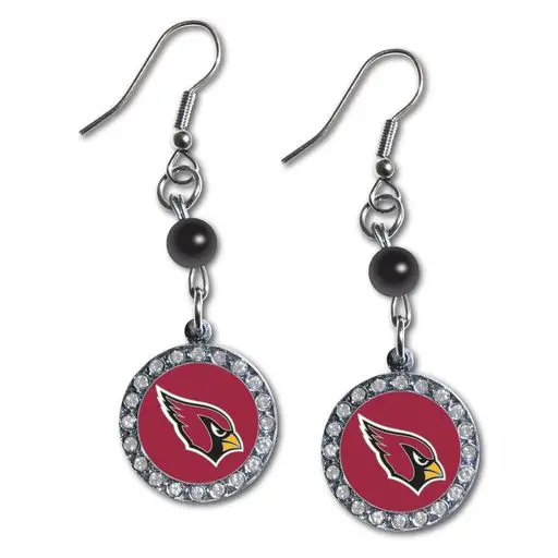 Arizona CardinalsRhinestone Dangle Earrings