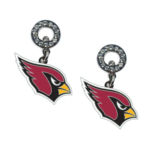 Arizona Cardinals Rhinestone Earrings