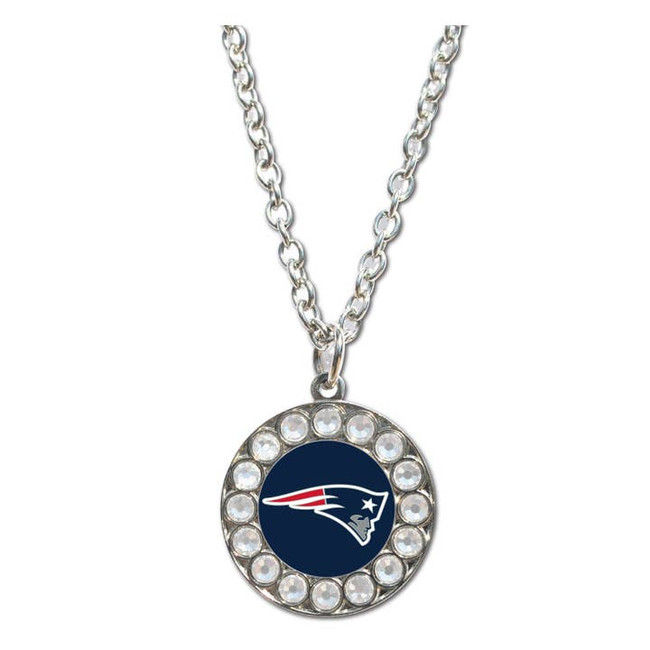 New England Patriots Rhinestone Necklace