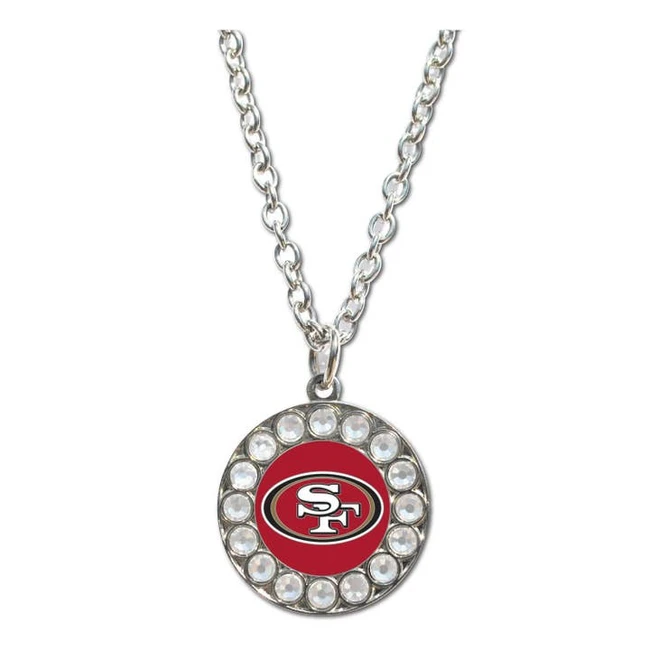 San Francisco 49ers Rhinestone Necklace