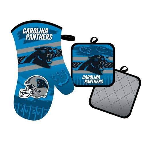 Carolina Panthers Oven Mitt and Pot Holder Kitchen Heat Resistant
