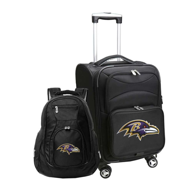 Baltimore Ravens 21" Carry-On & Backpack Set