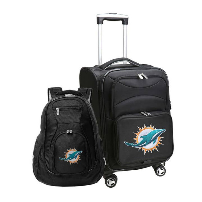 Miami Dolphins 21" Carry-On & Backpack Set